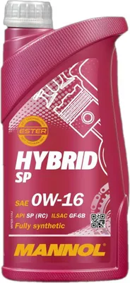 Productafbeelding van 1 liter MANNOL 0W-16 HYBRID SP
