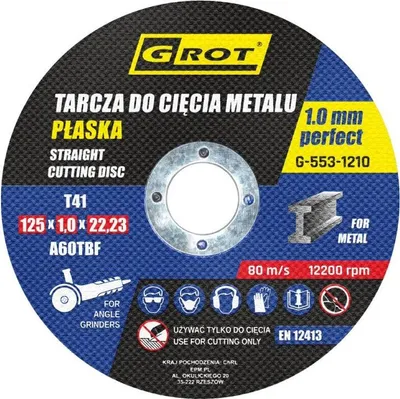 Immagine prodotto di Disco Piatto T1A 125*1.0*22 Set Da 10