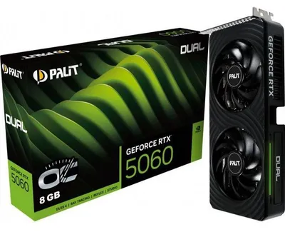 Immagine prodotto di Scheda grafica Palit GeForce RTX 5060 Dual OC da 8 GB