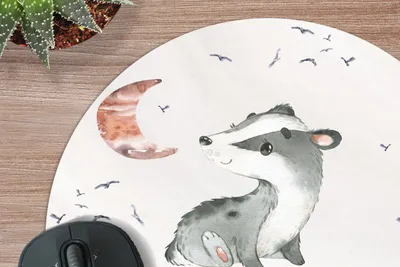 Produktbild von MuchoWow® Mauspad Mousepad Zitate - Geliebt werden - Sprichwörter - Kind - Jungen - Mädchen - Aquarell 20x20 cm - Mousepads - Maus Mat - Pad - Mausunterlage - Schreibtischmatte