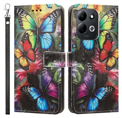 Obrázok produktu pre Obal na mobil s klopkou a peňaženkou pre Xiaomi Redmi 17 4G / 5G, vyrobený z umelého koženky, knižný dizajn