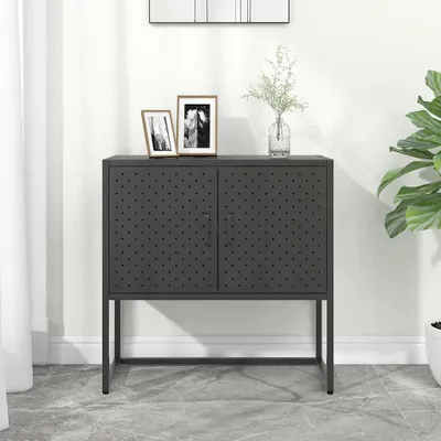 Obrázok produktu pre vidaXL Príborník Antracit 75x35x75 cm Oceľ