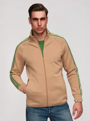 Produktbild von OMBRE Sweatshirt mit V-1 Design für Herren B1715 brown L