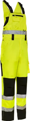 Produktbild von ELKA Rainwear Visible Xtreme Latzhose Warngelb/Schwarz XL