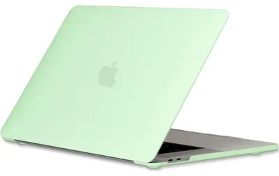 Produktbild von Mobigear Cream Matte Schutzhülle für MacBook Air 13 Zoll (2018-2020), Hartschale, Grün - Modell A1932 / A2179 / A2337