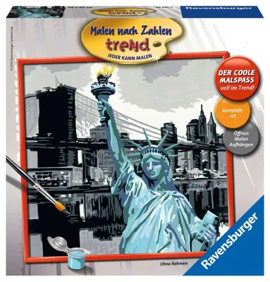Zdjęcie produktu dla Ravensburger 28461, 1 stron(y), Dołączone farby, Chłopak, dziewczyna, Zestaw do kolorowania według numerów