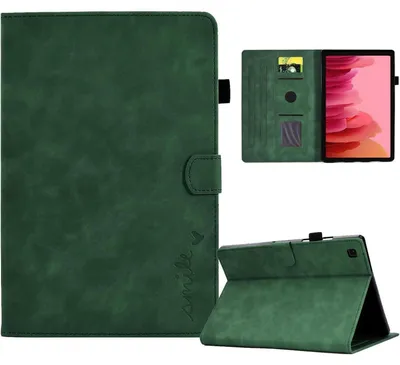 Immagine prodotto di Custodia protettiva per Samsung Galaxy Tab A7 10,4 pollici 2020, colore verde, in ecopelle, ultra sottile