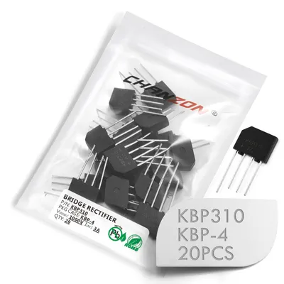 Brückengleichrichter 3A 1000V KBP-4, 20 Stück, Siliziumdioden