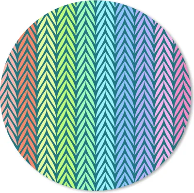 Produktbild von MuchoWow® Mauspad Mousepad Regenbogen - Muster - Pastell 40x40 cm - Mousepads - Maus Mat - Pad - Mausunterlage - Schreibtisch Accessoires