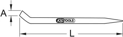 Obrázok produktu pre KS TOOLS BRONZEplus Montiereisen 200 mm 963.9775