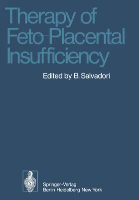 Produktbild von Therapy of Feto-Placental Insufficiency