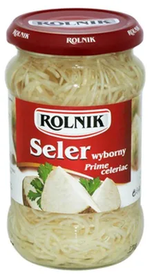 Obrázek produktu pro Rolnik Seler Drobno Cięty Zalewa Octowa 340 g