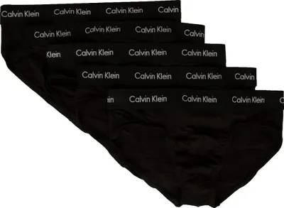 Zdjęcie produktu dla Calvin Klein Męskie 5-pak klasycznych slipów, czarne S