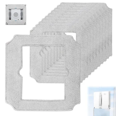 Reinigungspads für Mini Fensterwischroboter, Mikrofaser, 1 St.