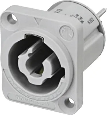 Zdjęcie produktu dla Neutrik NAC3MPXXB, powerCON, Szary, Męska, Prosty, Miedź, IP20