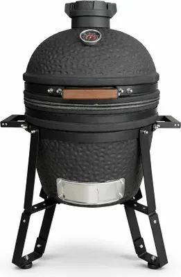 Produktbild von PATTON Kamado Grill Holzkohlegrill "EPICURE", Grill Ø35.5cm, Graphitgrau