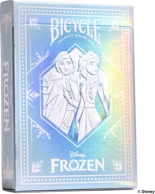 Produktbild von Bicycle® Kartendeck - Disney Frozen Inspired Kartenspiel Spielkarten Pokerkarten Eiskönigin Single Deck