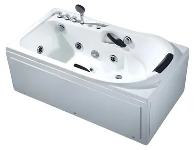 Obrázok produktu pre Dizajnová hydromasážna vaňa Hydromasážna vaňa Wellness vaňa 170x85 cm