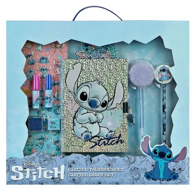 Produktbild von Lilo & Stitch Glitter Tagebuch Set