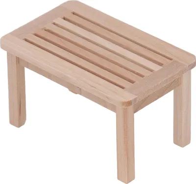 Obrázok produktu pre 1:12 Stolička do bábikového domčeka, jednoduchá, elegantná z brezového dreva, vynikajúce spracovanie, dekoratívny doplnok
