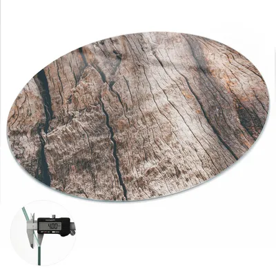 Produktbild von Glas Tischplatte fi60 cm – Tischauflage aus gehärtetem Glas – Glasplatte für Esstisch – Küchentischplatte aus Glas – Tischschutz Glas modern – Dekorative Glasplatte – Pflegeleichte Glastischplatte – Sicherheitsglas Tischplatte – Holzstruktur, KI-generiertes Bild