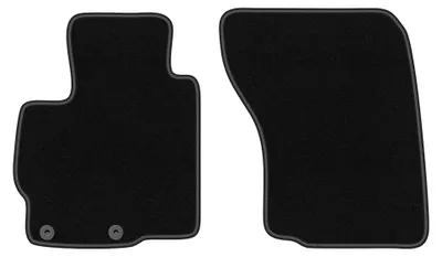 Produktbild von Velours-Fußmatten Vorne für Mitsubishi ASX II 2020- (Crossover) – 2-tlg, Schwarz, passgenau – Wielganizator BASIC