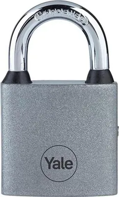 Image de Cadenas Yale Y111S/38/121/1, en fer, argenté, 38 mm, 3 clés