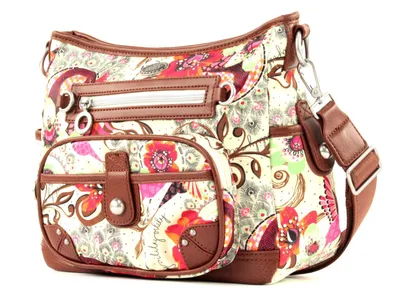 Produktbild von Oilily Umhängetasche Tropical Birds S Shoulder Bag S Cream-White weiß mehrfarbig