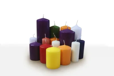 Produktbild von 20 KG Kerzen, Stumpenkerzen A-Ware gemischt verschiedene Größen und Farben, NEU TOP Ware