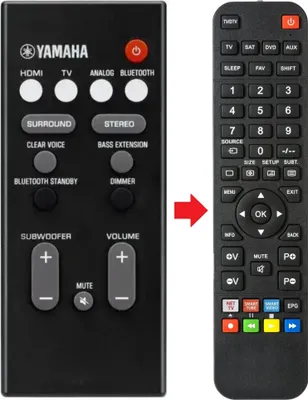 Produktbild von Fernbedienung geeignet für YAMAHA ATS1060 | ATS1070 | ATS2070
