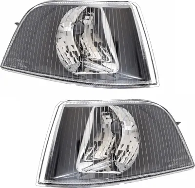 Produktbild von Frontblinker Set für Volvo S40 V40 2000- 04 Schwarz Klarglas Blinker vorne