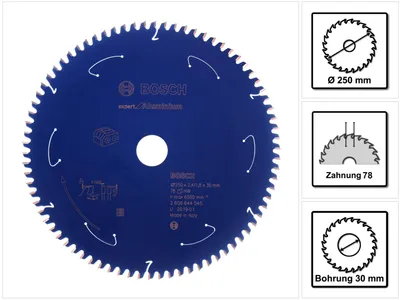 Obrázok produktu pre Bosch ‎2608644545, 25 cm, karbid volfrámu – špička, Bosch, 700 g, 1 kusov