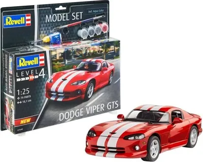 Produktbild von REVELL Models Modellset Fahrzeuge Dodge Viper GTS 67040