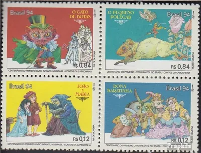 Produktbild von Briefmarken Brasilien 1994 Mi 2618-2621 Viererblock (kompl.Ausg.) postfrisch Kinderbuch