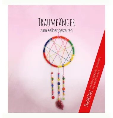 Produktbild von PRACHT Bastelset Traumfänger mehrfarbig 20cm