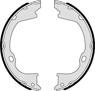Produktbild von Handbremsbackensatz K04560176AA
