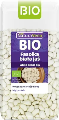 FASOLKA BIAŁA JAŚ BIO 400 g - NATURAVENA