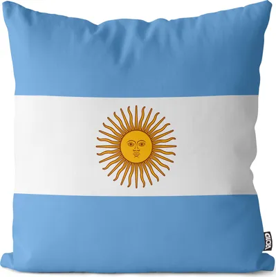 Produktbild von VOID Argentinien Argentina Polyester Kissenbezug Flagge Fahne Fan-Kissen Kissenhülle Outdoor Indoor Bunt