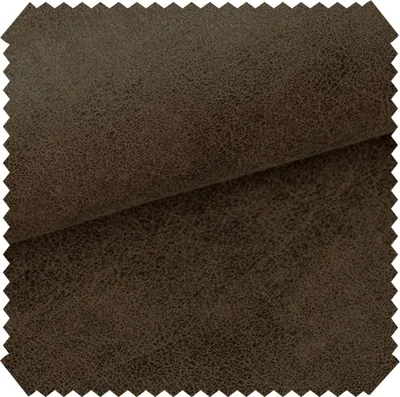 Produktbild von novely® exquisit ETERNITY Vintage Polsterstoff - Antiklederoptik Möbelstoff - Schwer entzündbares Velours-Kunstleder - Pflegeleichte Meterware 1lfm - Farbe: 05 Braun