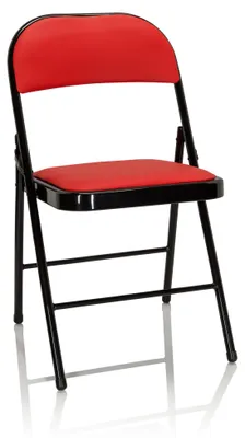 Obrázok produktu pre hjh OFFICE skladacia stolička TUDELA Imitácia kože bočné kreslo stolička pre hostí stolička skladacia do nosnosti 130 kg