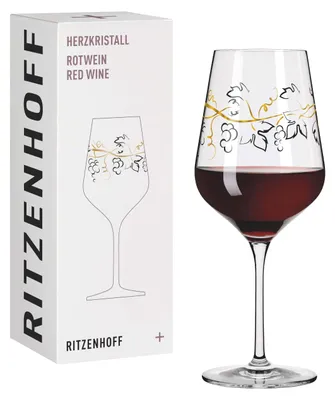 Produktbild von Ritzenhoff Herzkristall Rotweinglas 570 ml Design Veronica Rea