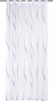 Produktbild von HOME WOHNIDEEN Schlaufenschal 245 x 140 cm 1x Fertigschal inkl. 1x Bügelband Blau