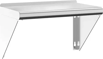 Produktbild von vidaXL Wandregal 50x30x31 cm Silbern Edelstahl