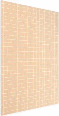 Produktbild von Posterpapier Poster - Lines and Noise - a wavy grid in shades of orange 40x60 cm Muster f-C-10092-ao-a
