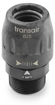 Image de Raccord à visser droit Parker Transair, n° 6605, dim. 25, 3/4", 1 pièce