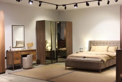 Produktbild von Kleiderschrank Schlafzimmer Holz Schrank Möbel Neu Schränke Eckschrank Neu