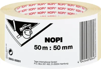 Produktbild von NOPI Maler Krepp Papierabdeckband, 50 mm x 50 m, beige