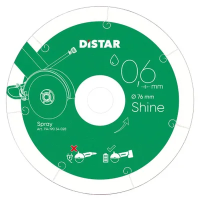 Productafbeelding van DIAMANTZAAGSCHIJF SHINE 76 x 0,6 x 6 x 10 - TD-DI 7051
