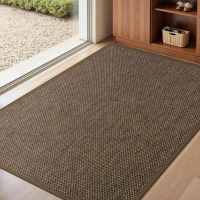 Produktbild von Fußmatte Innen 81 x 121 cm, rutschfest, waschbar, saugfähig, braun
