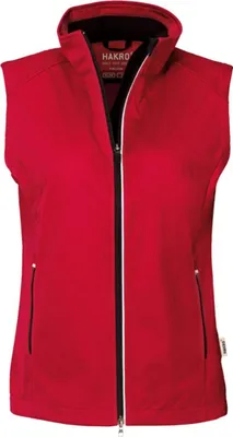 Produktbild von HAKRO Women-Light-Softshell-Weste Sarina #254 Gr. M rot